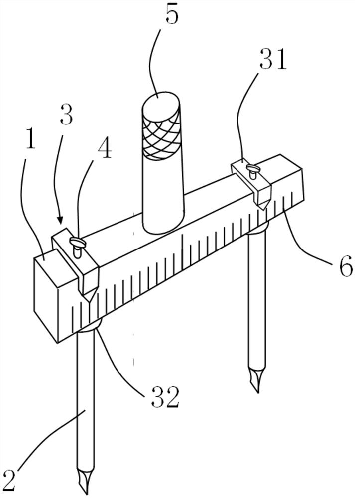 Surgical tool for taking ilium block