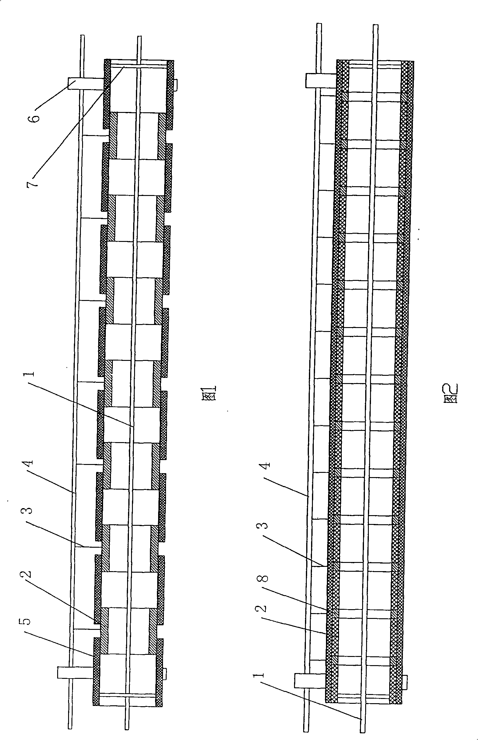 Electrization device for treatment of water