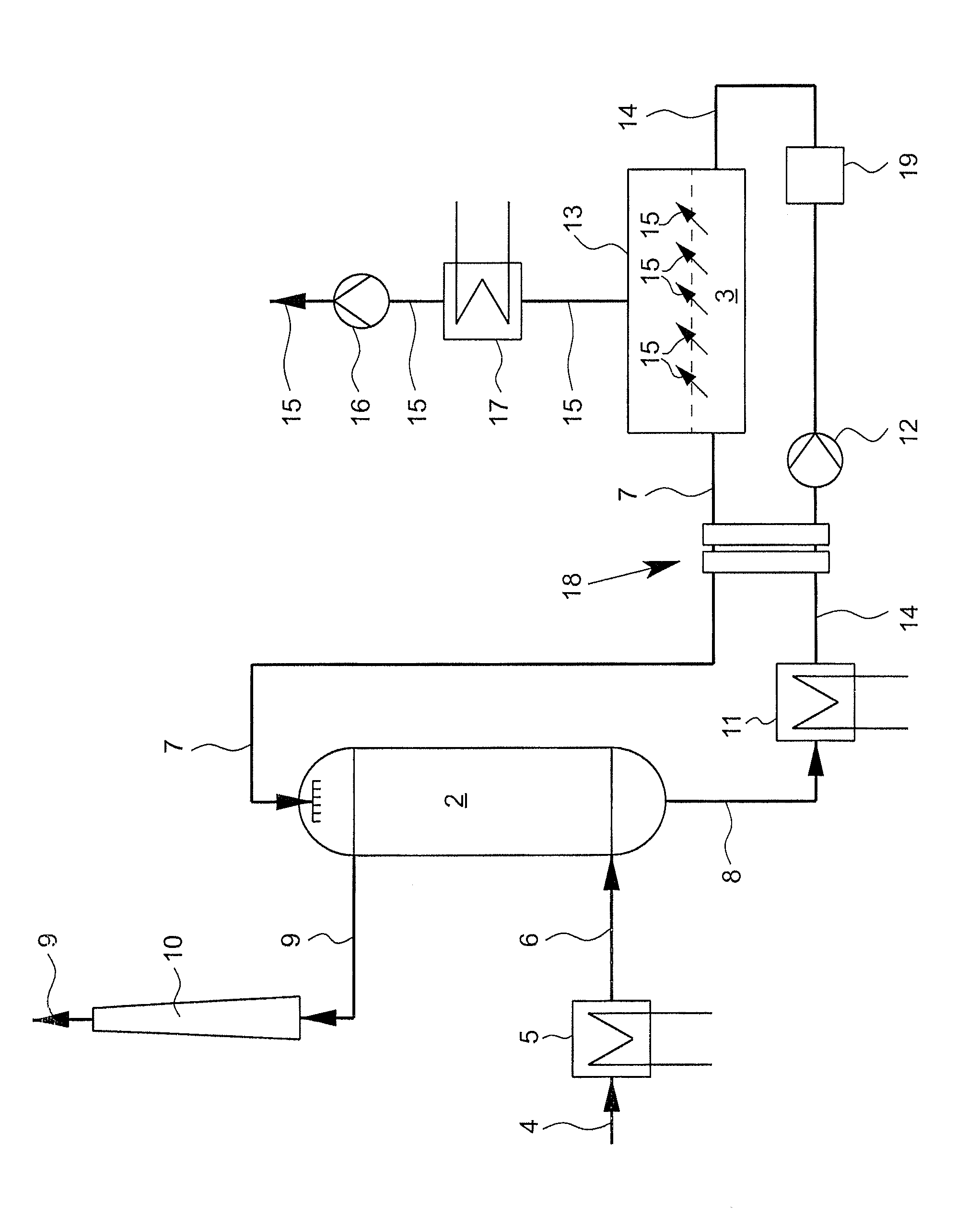 Method and system for increasing the efficiency and environmental compatibility of combustion processes