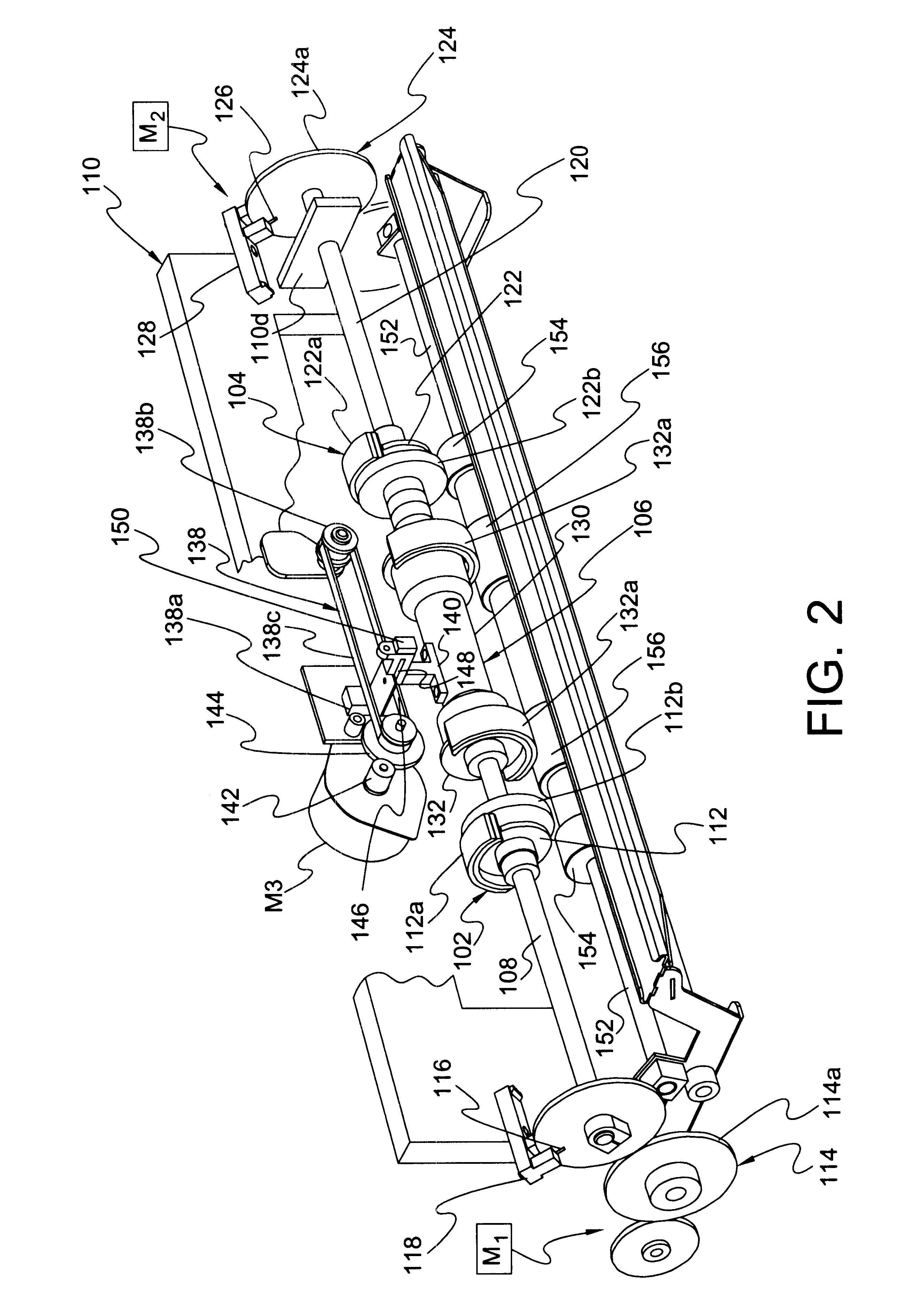 System and method for registering long receivers