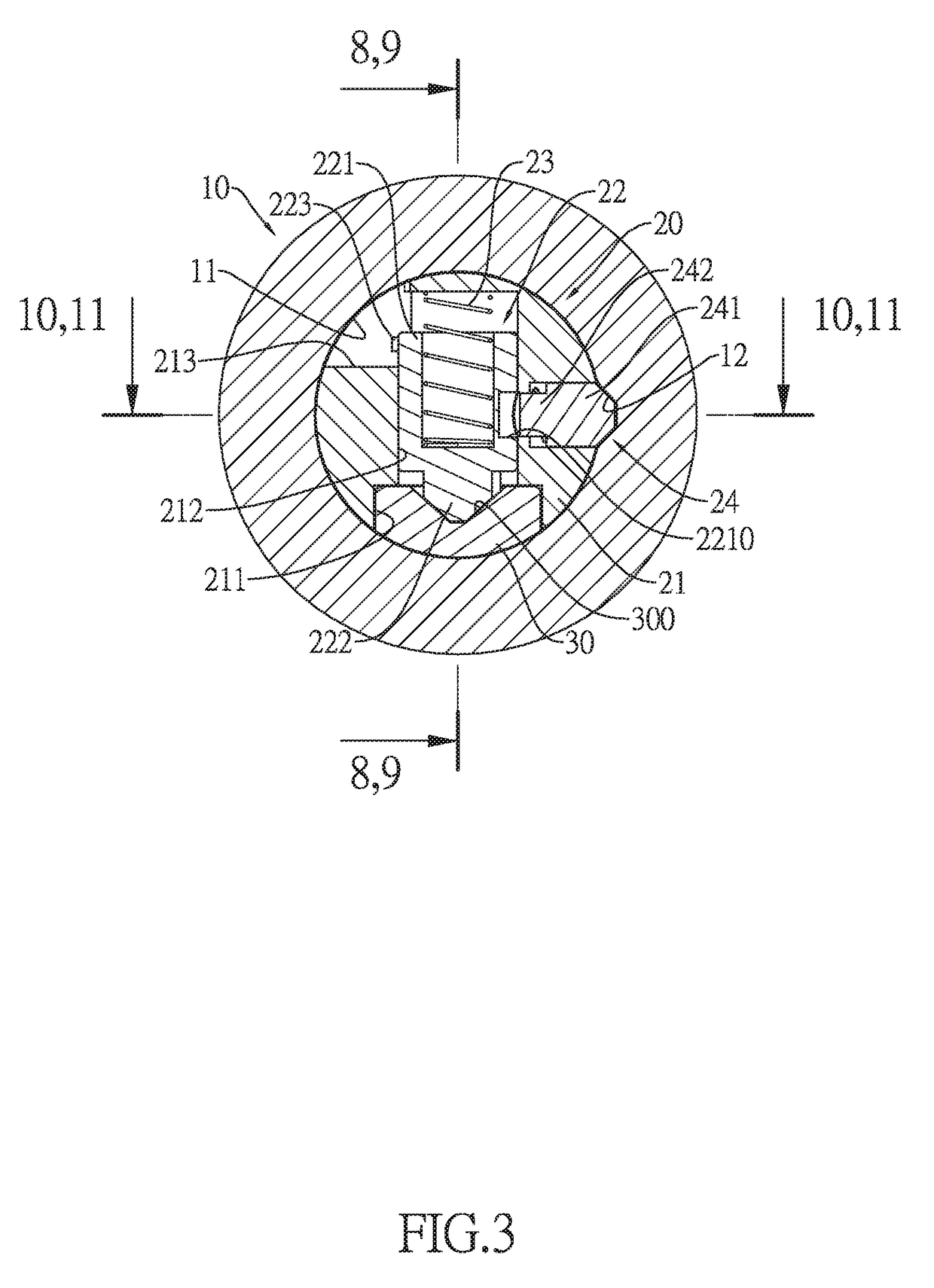 Two-dimensionally driven lock, key, and unlocking method thereof