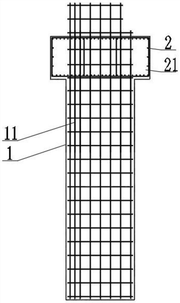 Integrated anti-sliding pile foundation joist retaining wall and construction method thereof