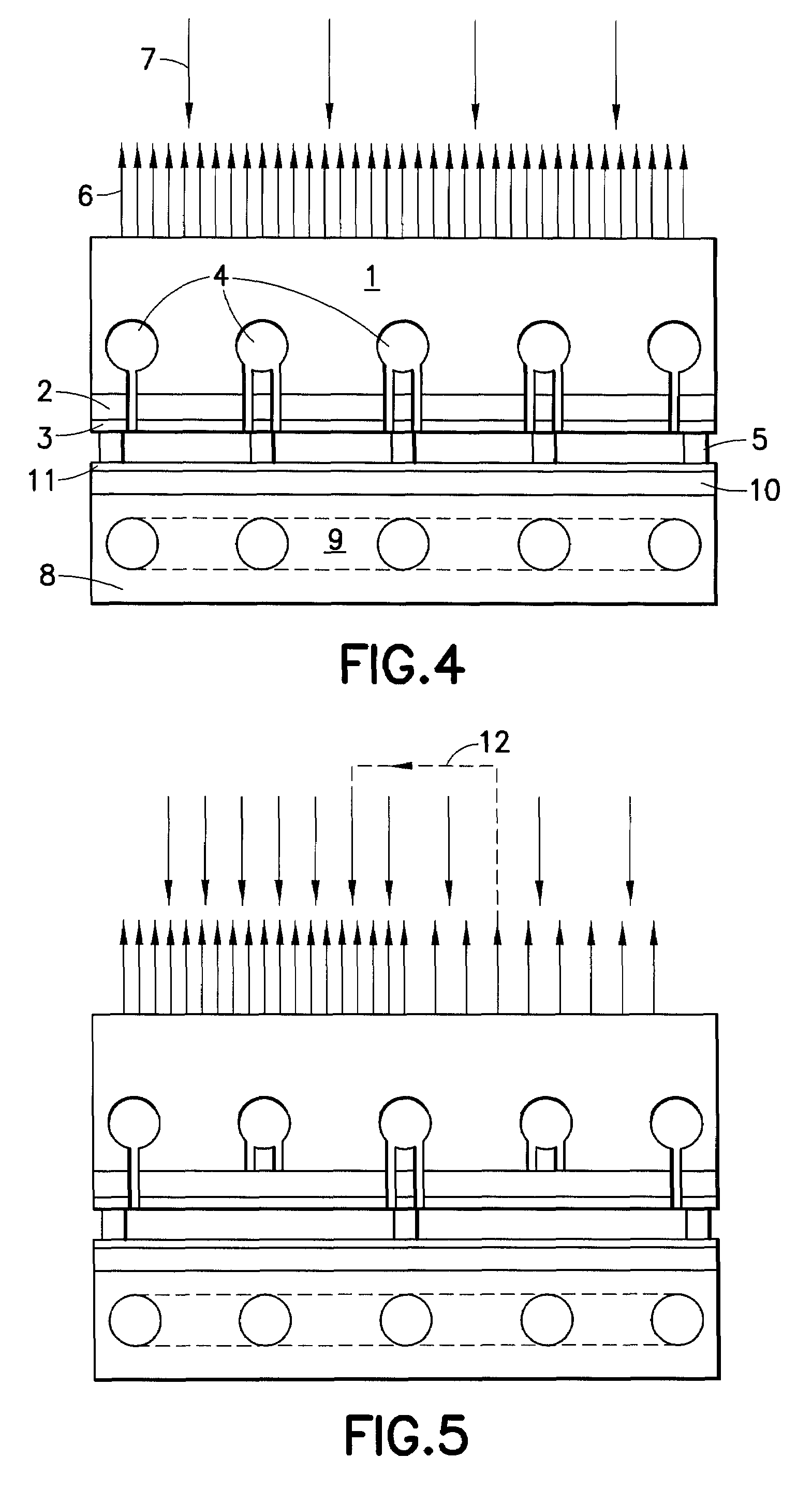 Carrierless electrophoresis process and electrophoresis device for carrying out this process