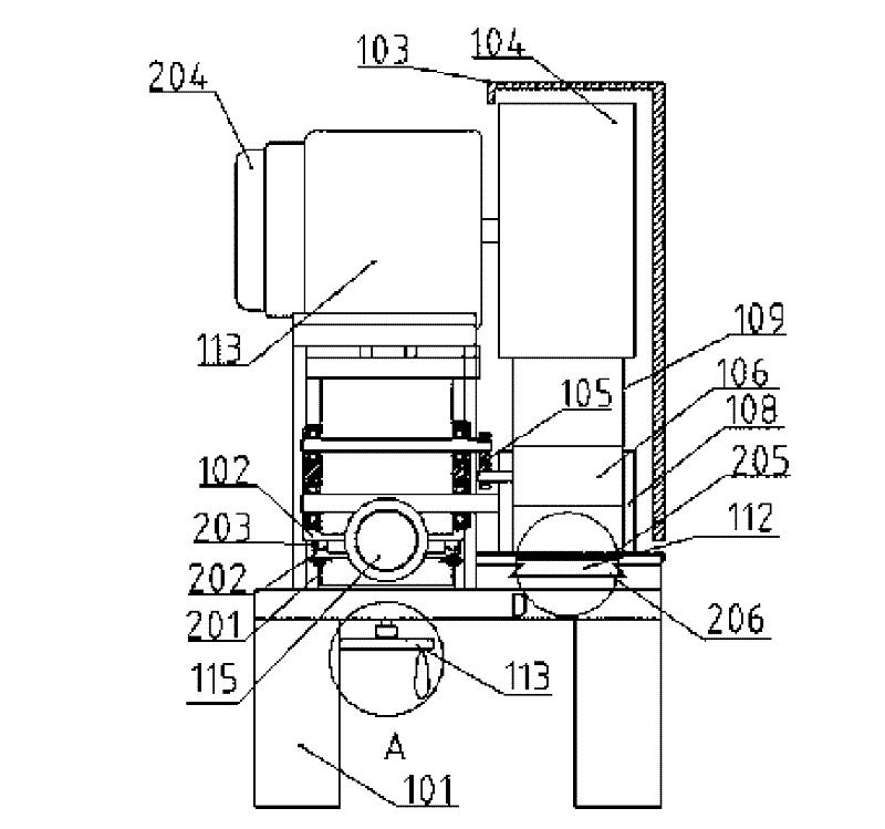 Bamboo strip parallel-to-grain bevel grinding machine