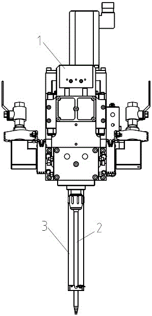 Fixing bracket and injection equipment for mixing hose of injection head