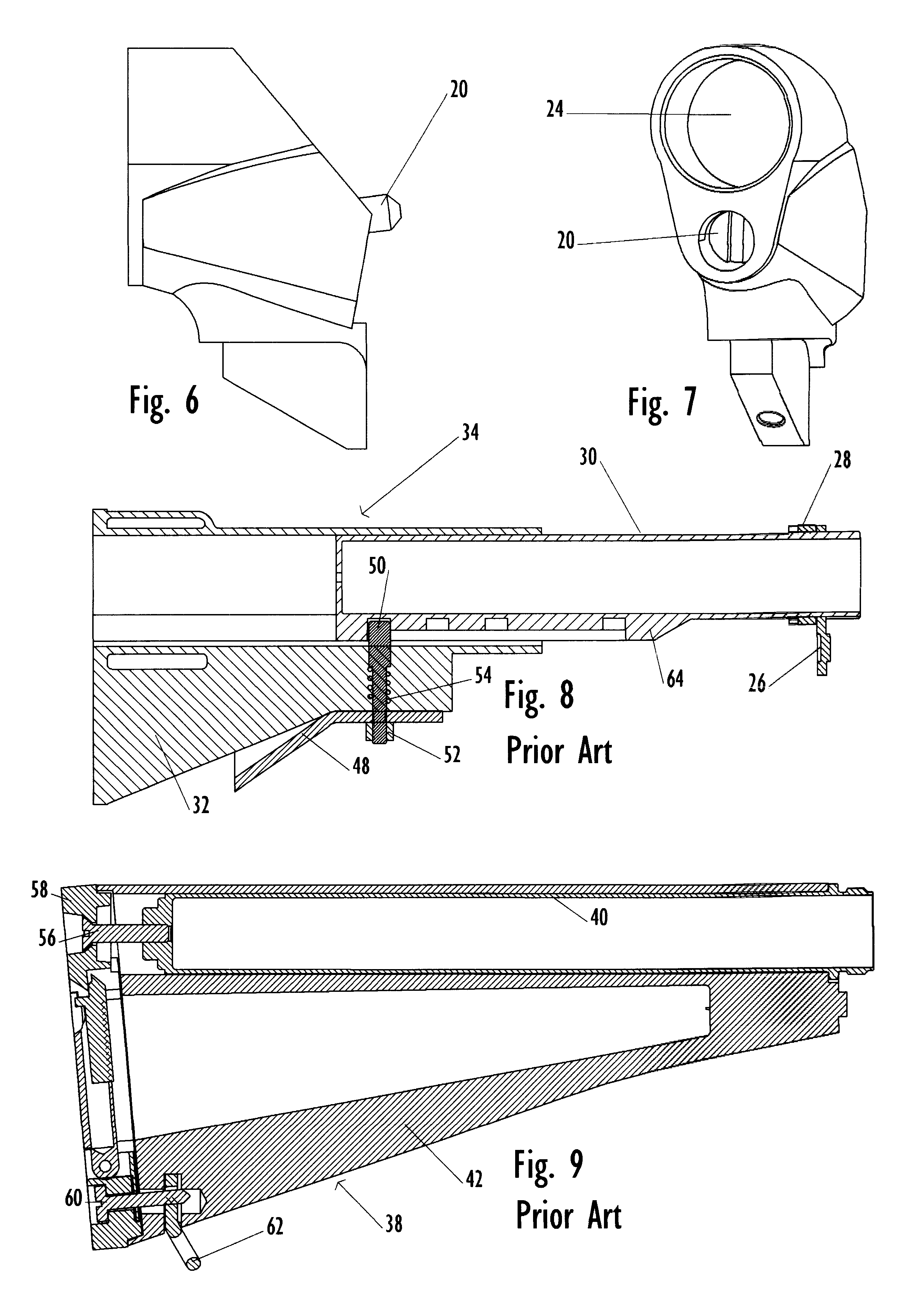 Firearm interface for a buttstock and pistol grip