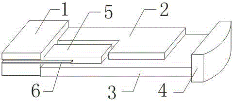 Built-in antenna module of handheld B ultrasound machine