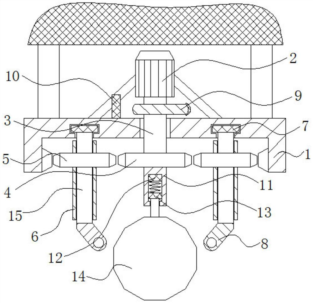 A kind of rotating laser light for dance hall