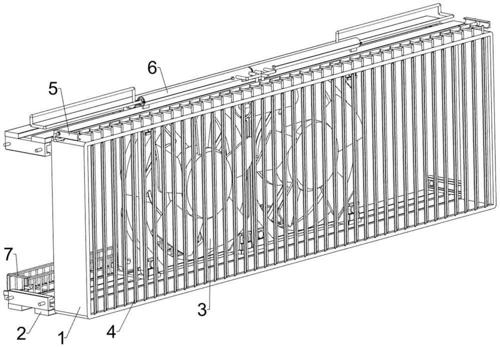 Ventilation device for electronic product assembly workshop