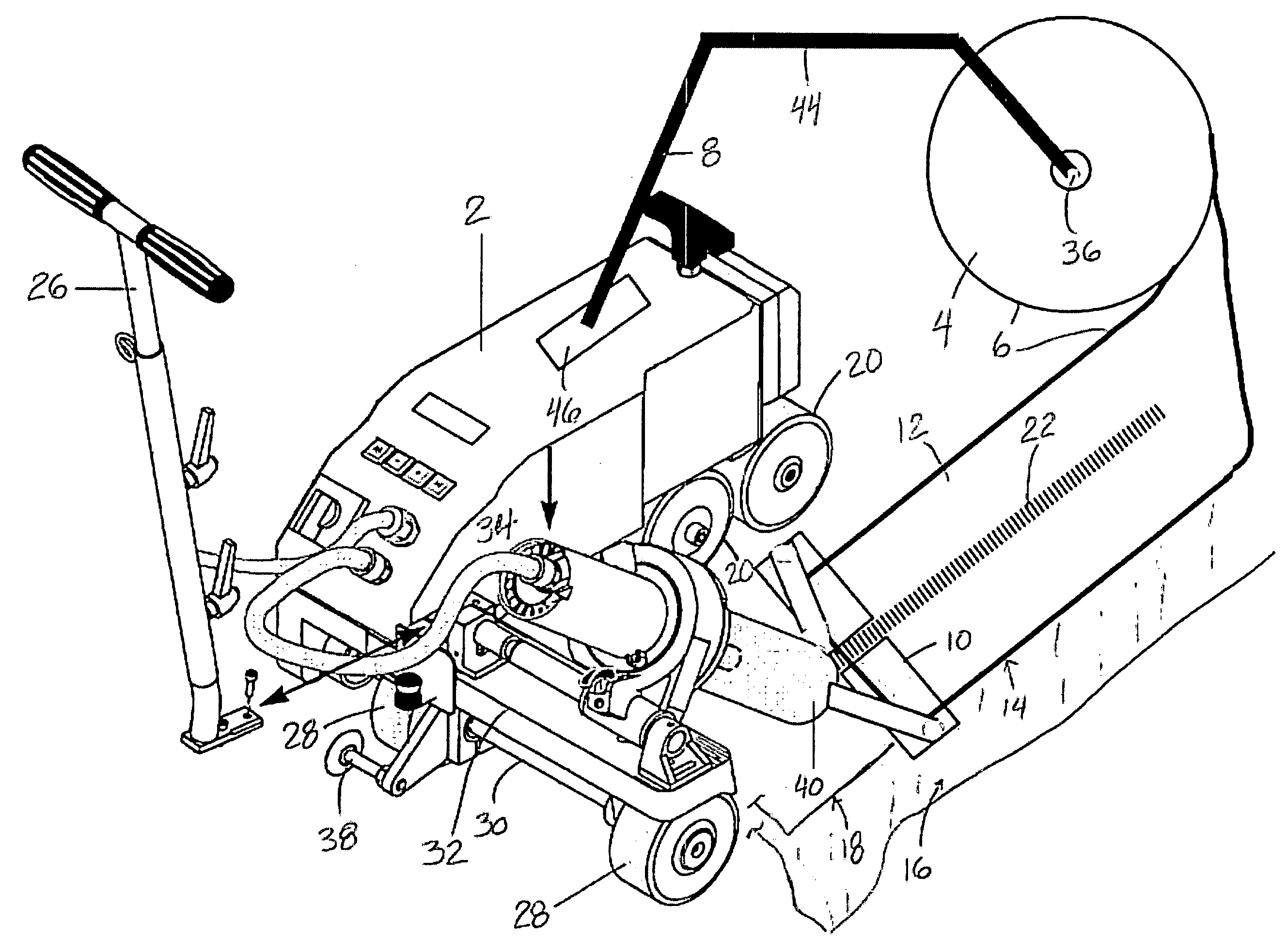 Apparatus for creating an encased cable seam