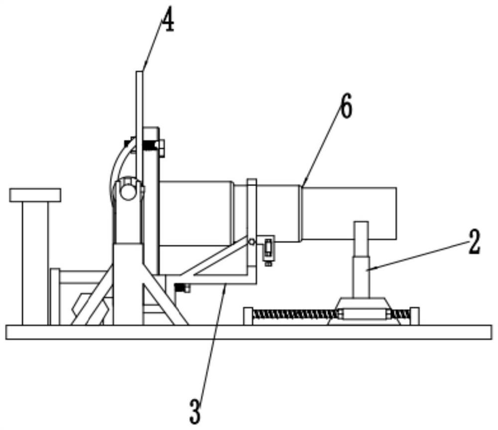 Wind power generation main shaft turnover device