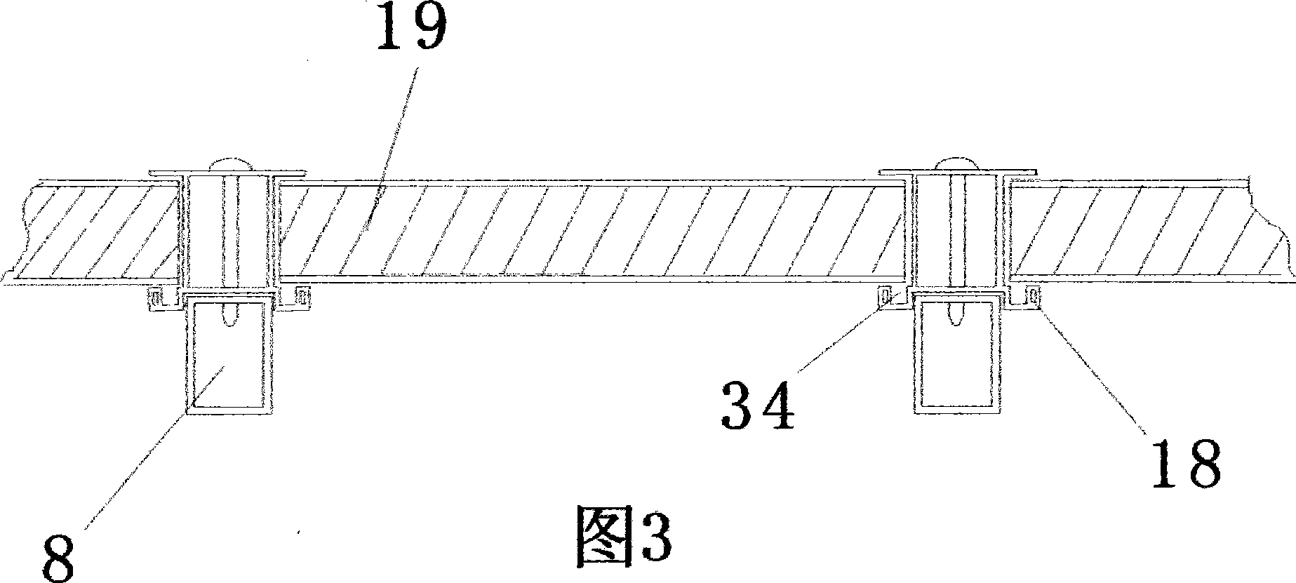 Combined light steel structure house and mounting method thereof