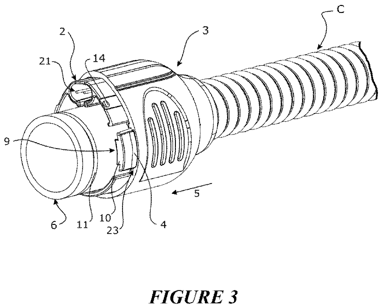 Apparatus for use in a respiratory support system