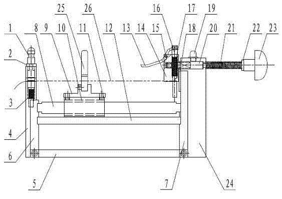 Detection device for dimensions of yarns, cotton threads and centre lines of zippers