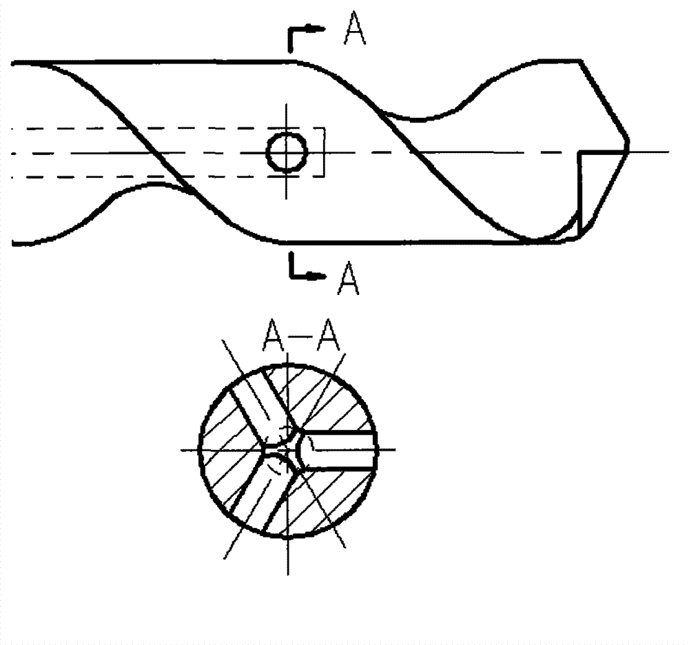 Correcting drill bit based on liquid support