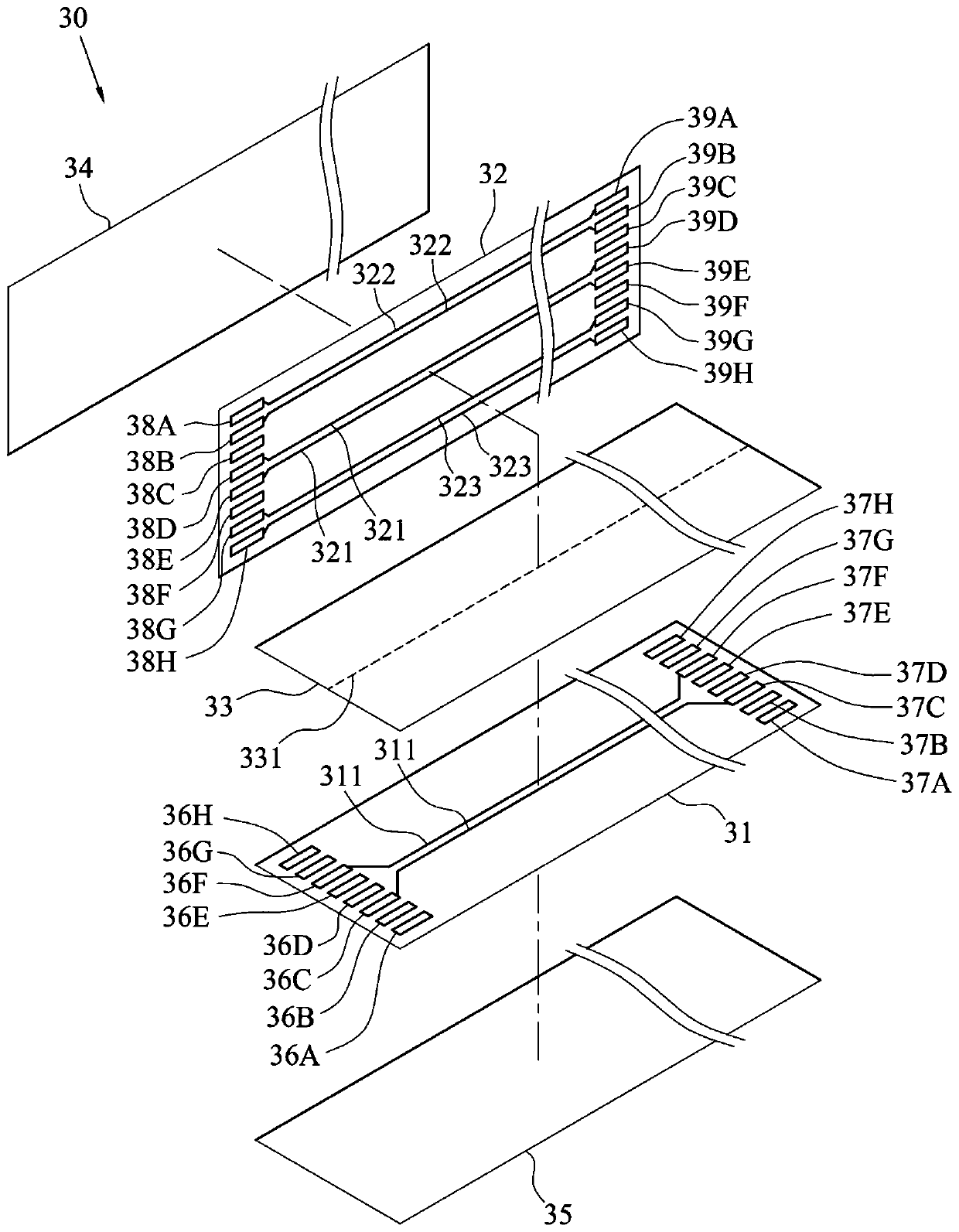 Ethernet transmission line