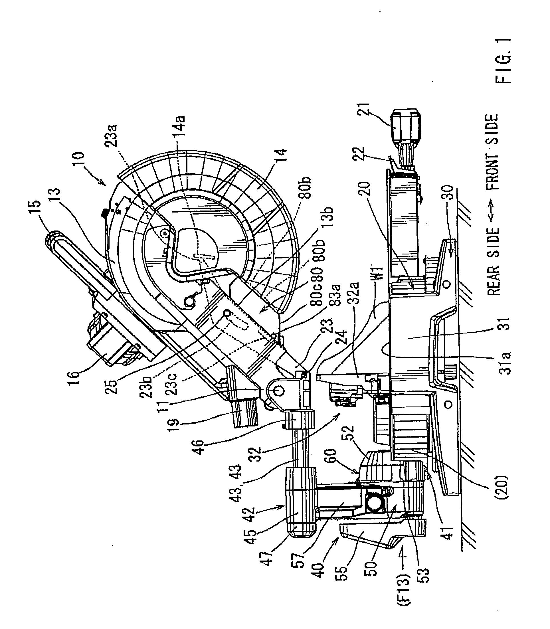 Table cutting machine