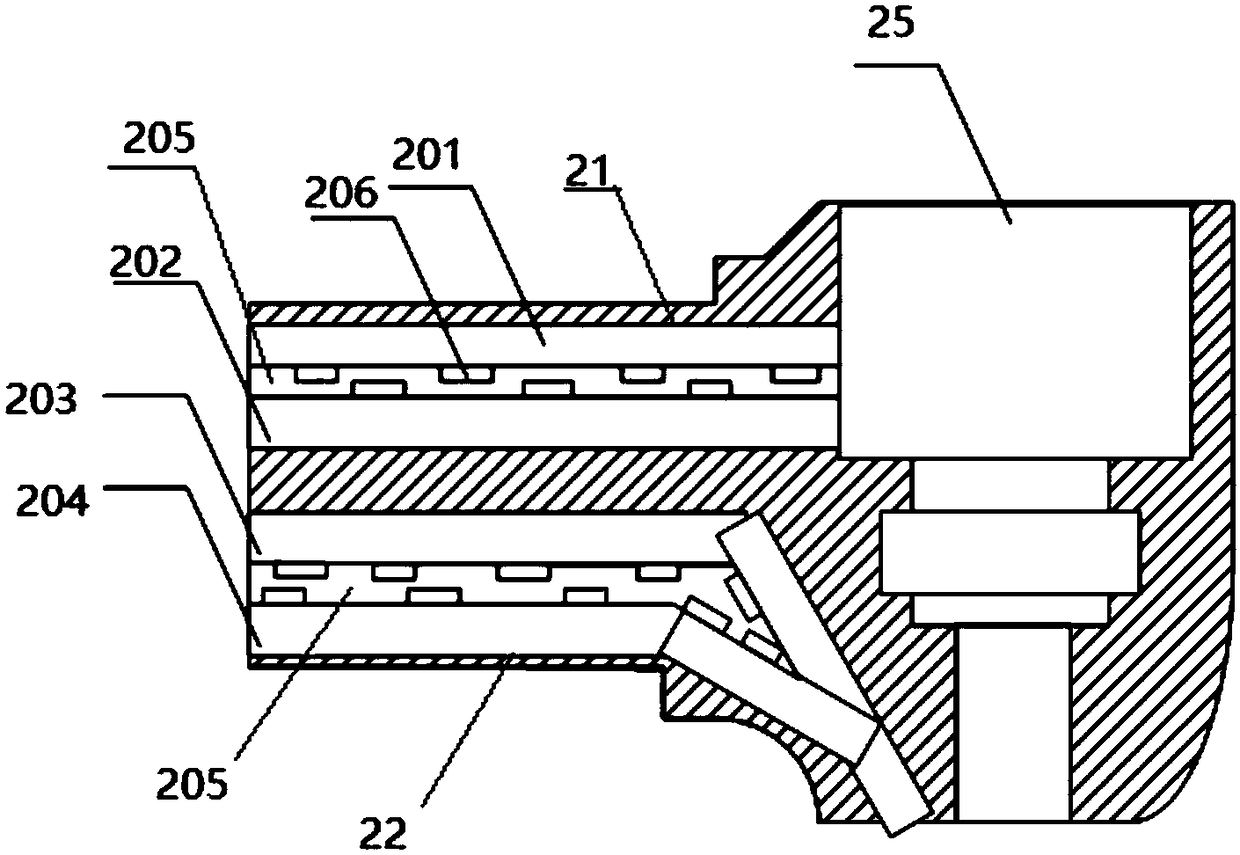 Dental high-speed turbine handpiece