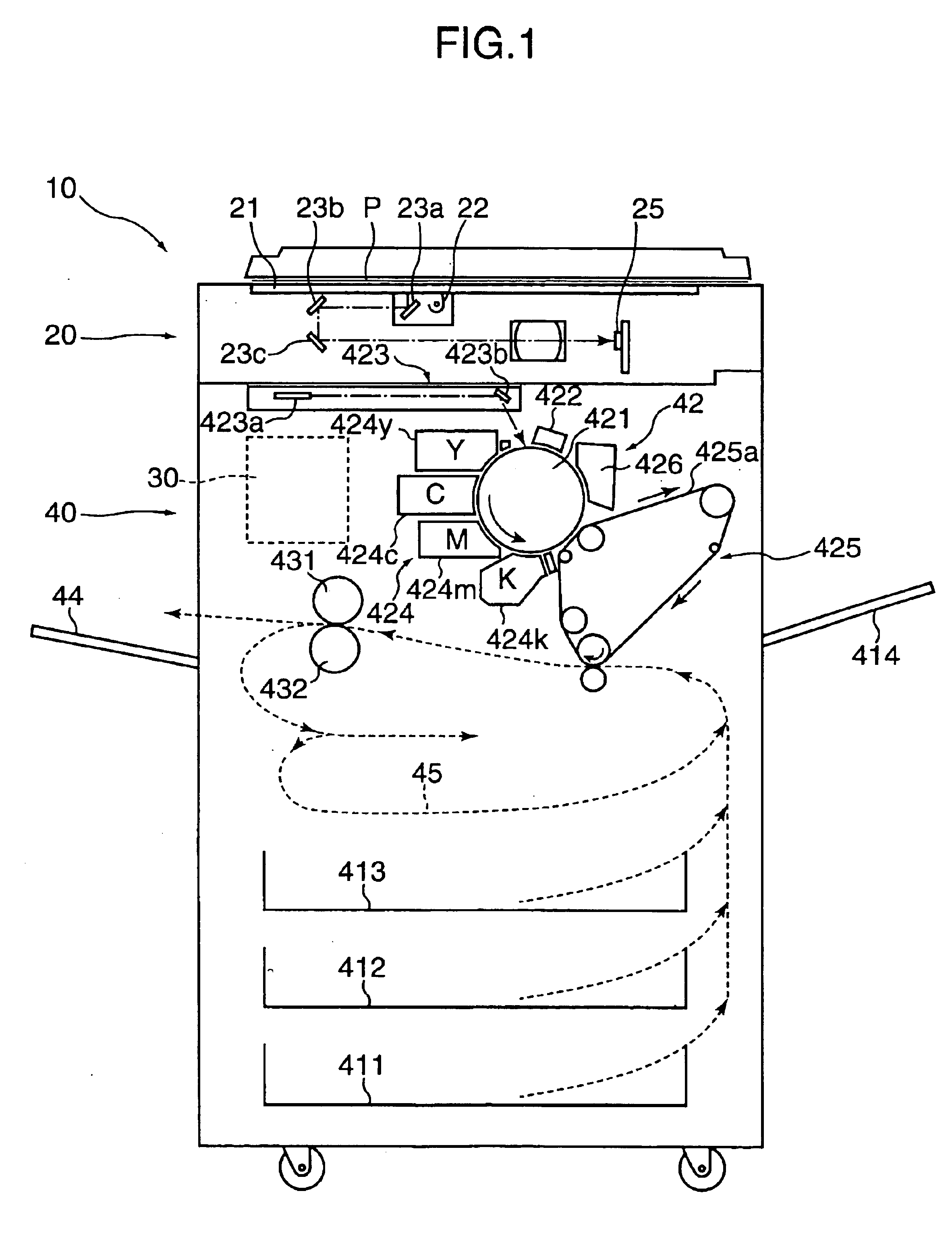 Image processing device for correcting gradation of color image