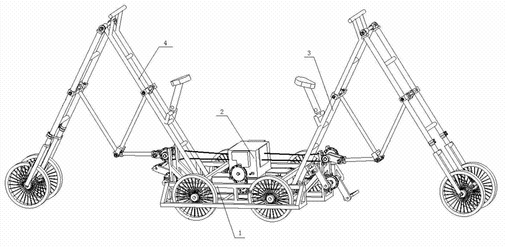 Entertainment exercise bicycle