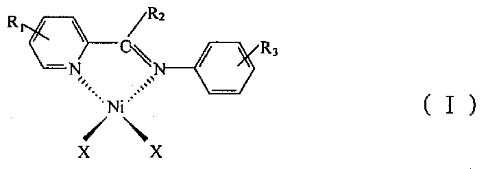 Ethene polymerization catalyst for homemade comonomer, preparation process and application thereof