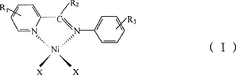 Ethene polymerization catalyst for homemade comonomer, preparation process and application thereof