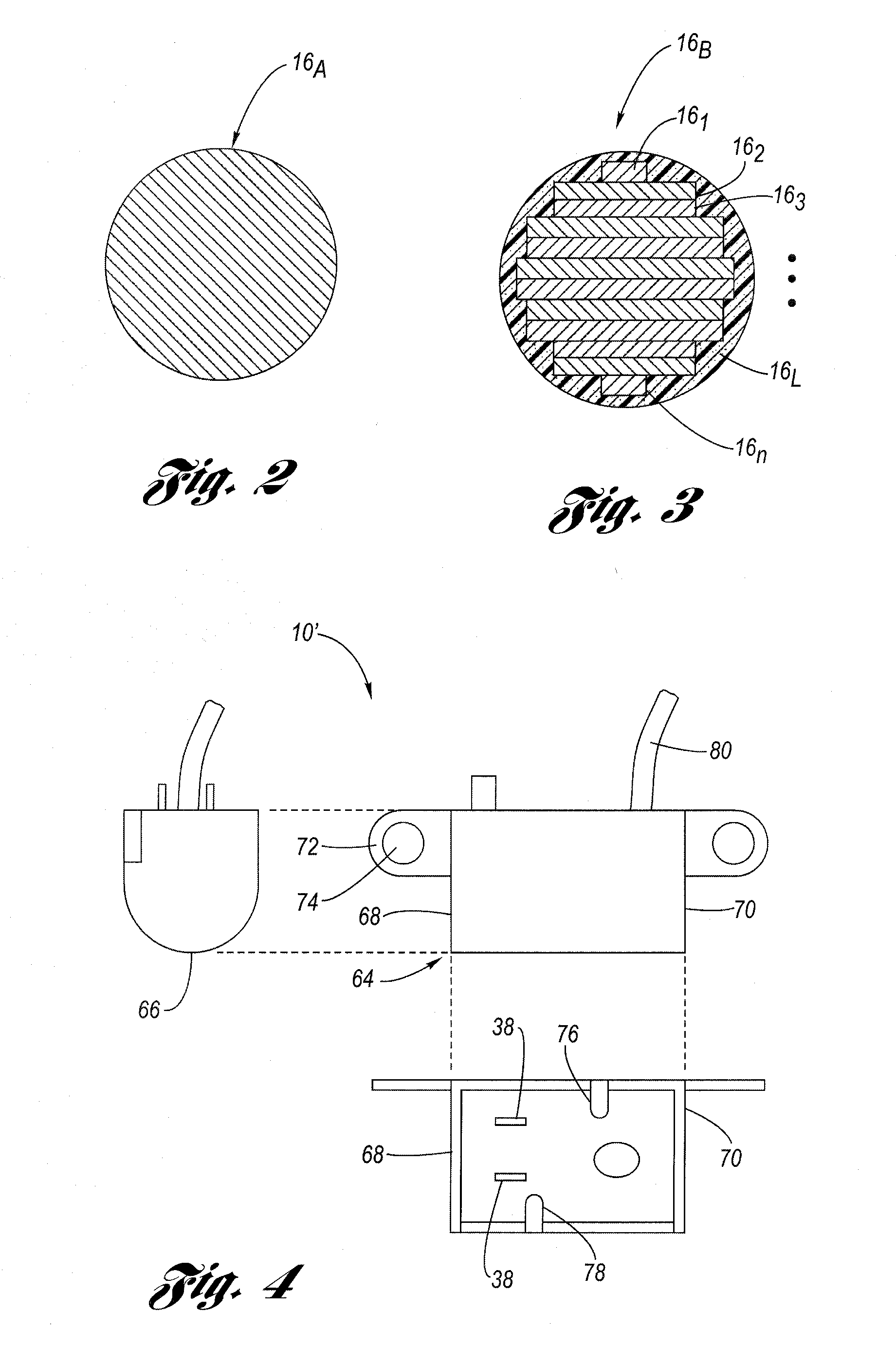 Ignition apparatus with cylindrical core and laminated return path