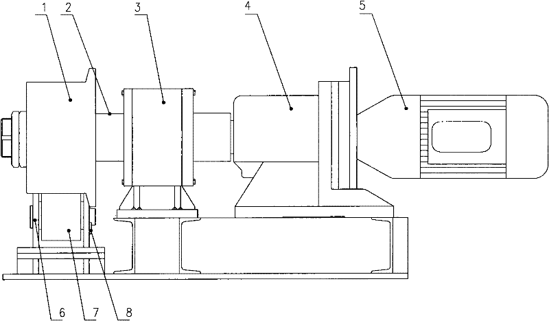 Ground roller type coiling and uncoiling device
