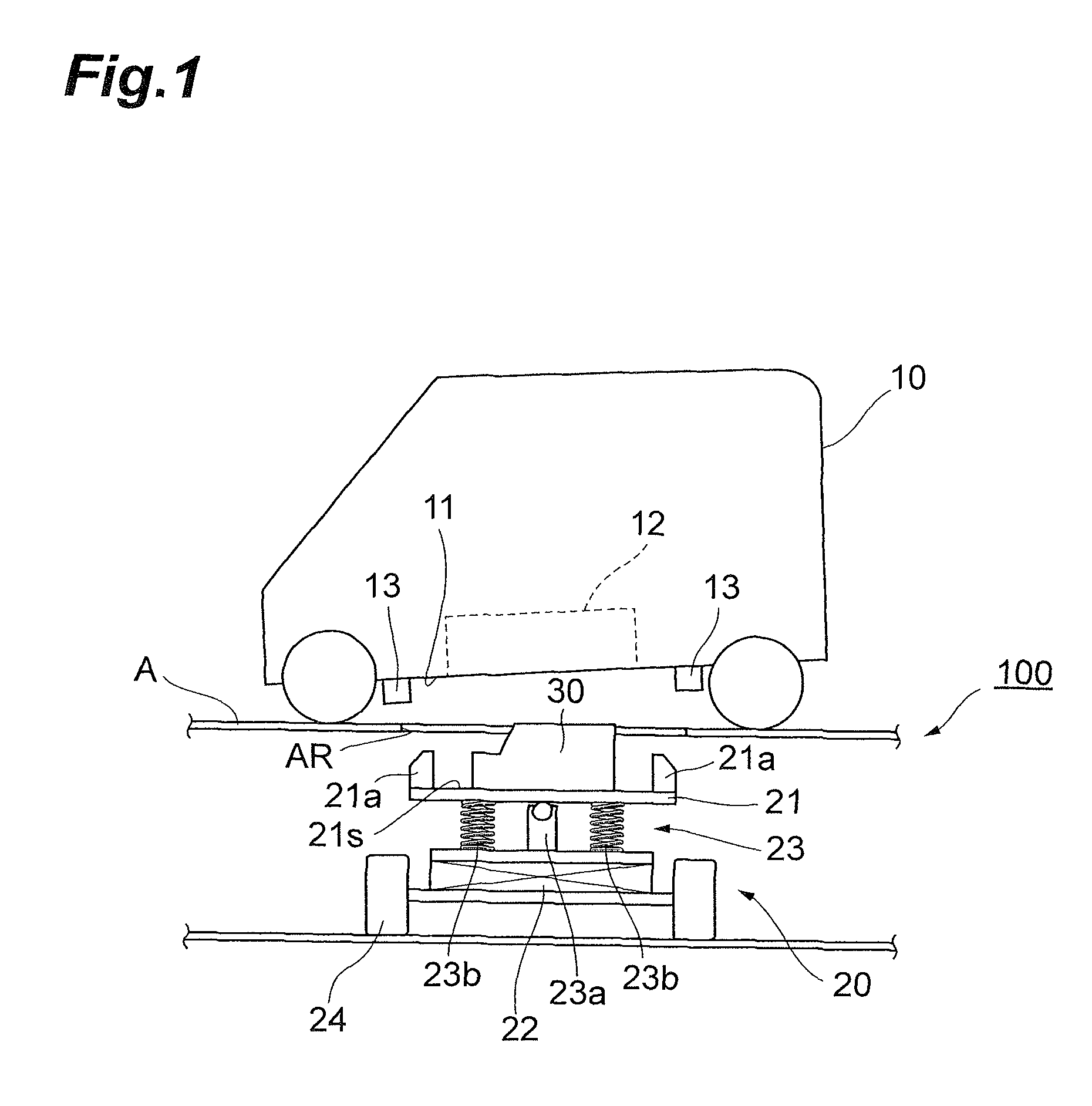 Battery unit mounting apparatus and battery unit mounting structure