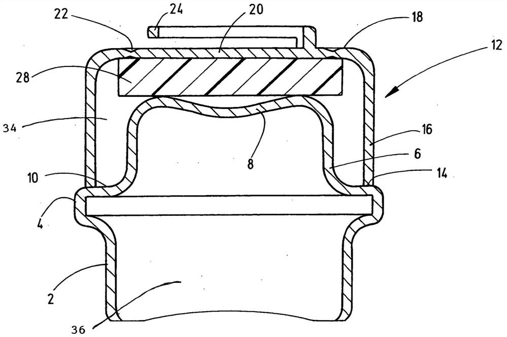 Method for producing a closure in a container made of plastic and a container