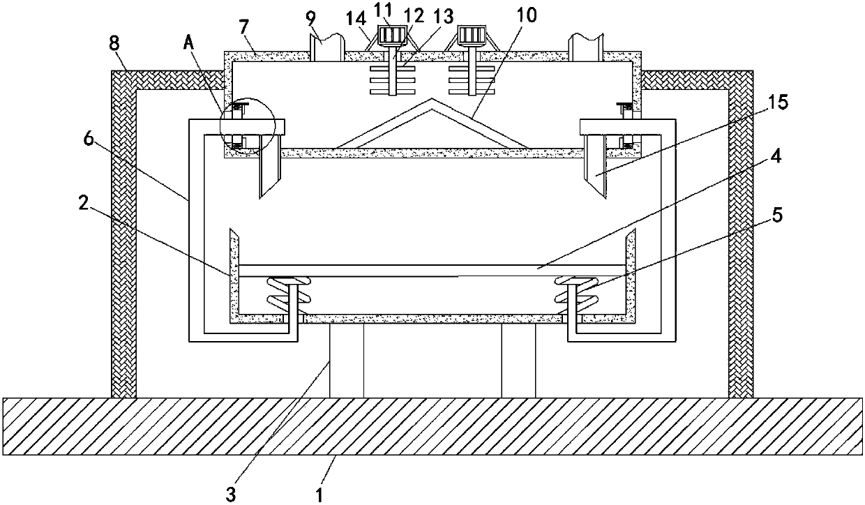 Automatic feeding device for livestock breeding