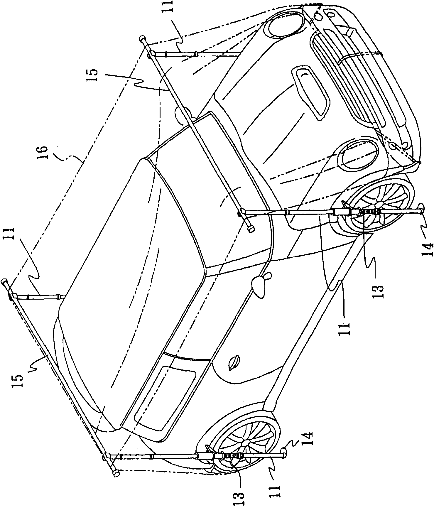 Sun shade for automobile