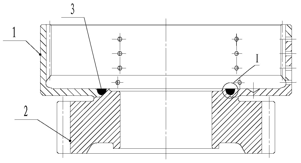 Welding method of low carbon alloy structural steel gear assembly