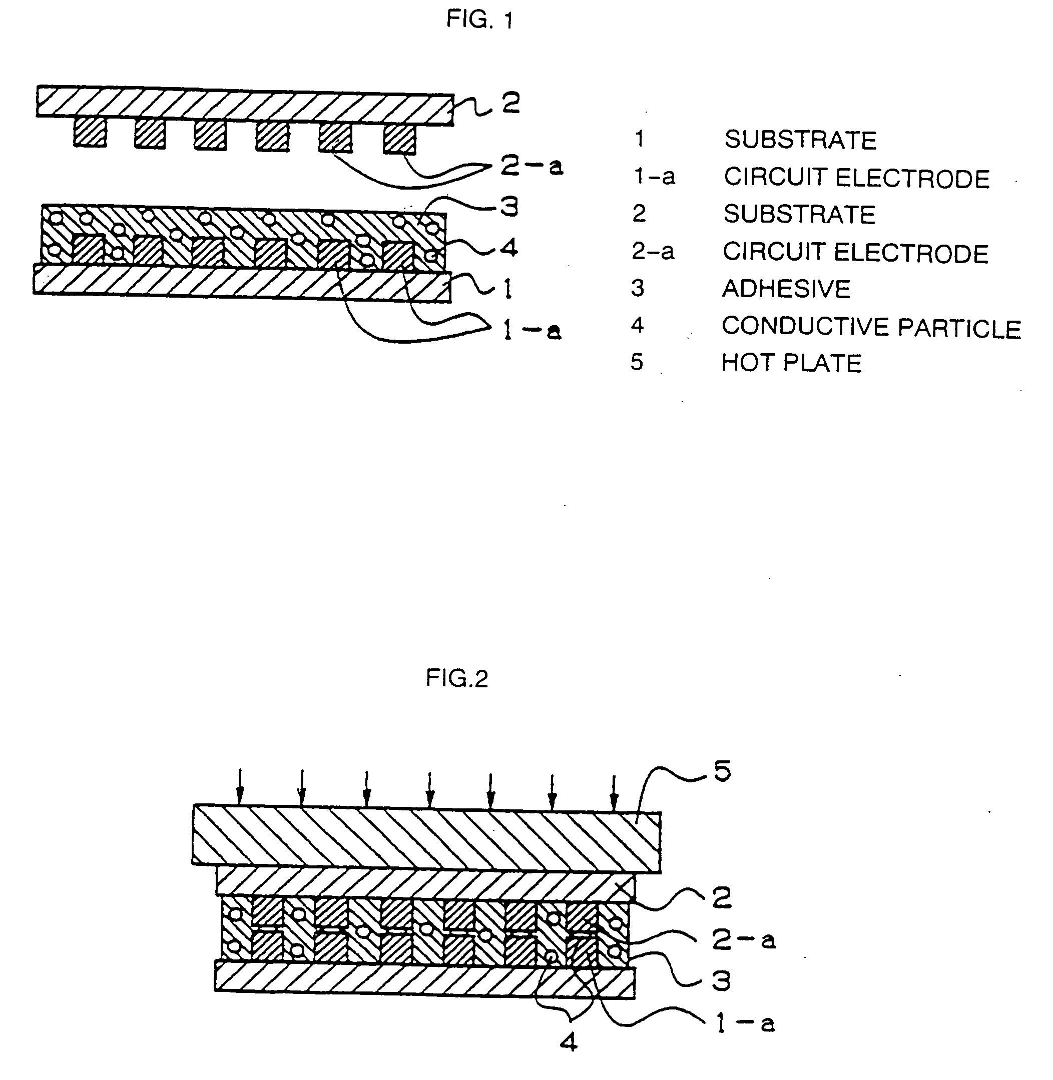 Electronic circuit including circuit-connecting material