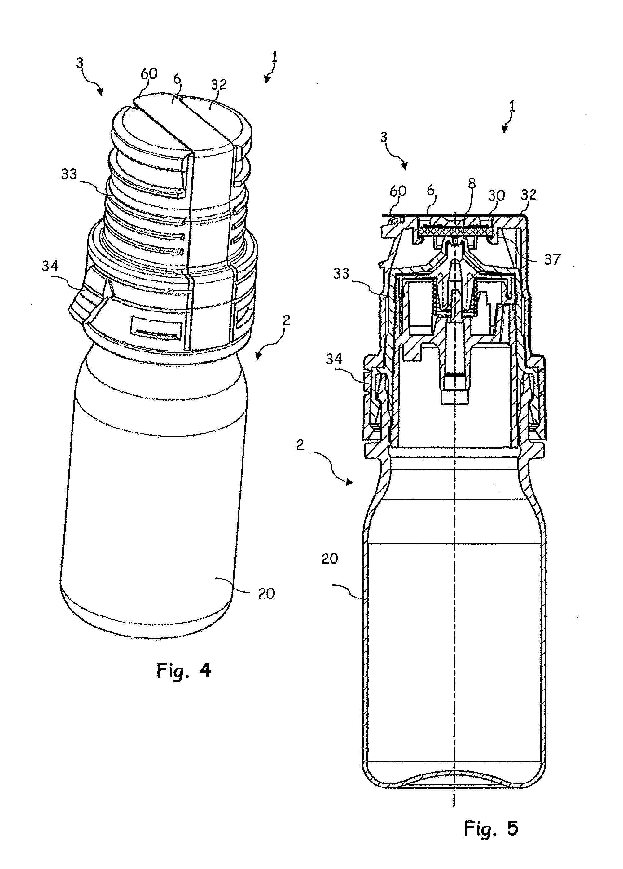 Protective cap for a dispenser and dispenser for discharging pharmaceutical and/or cosmetic liquids