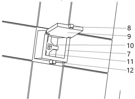 A high-voltage support working state signal sending device