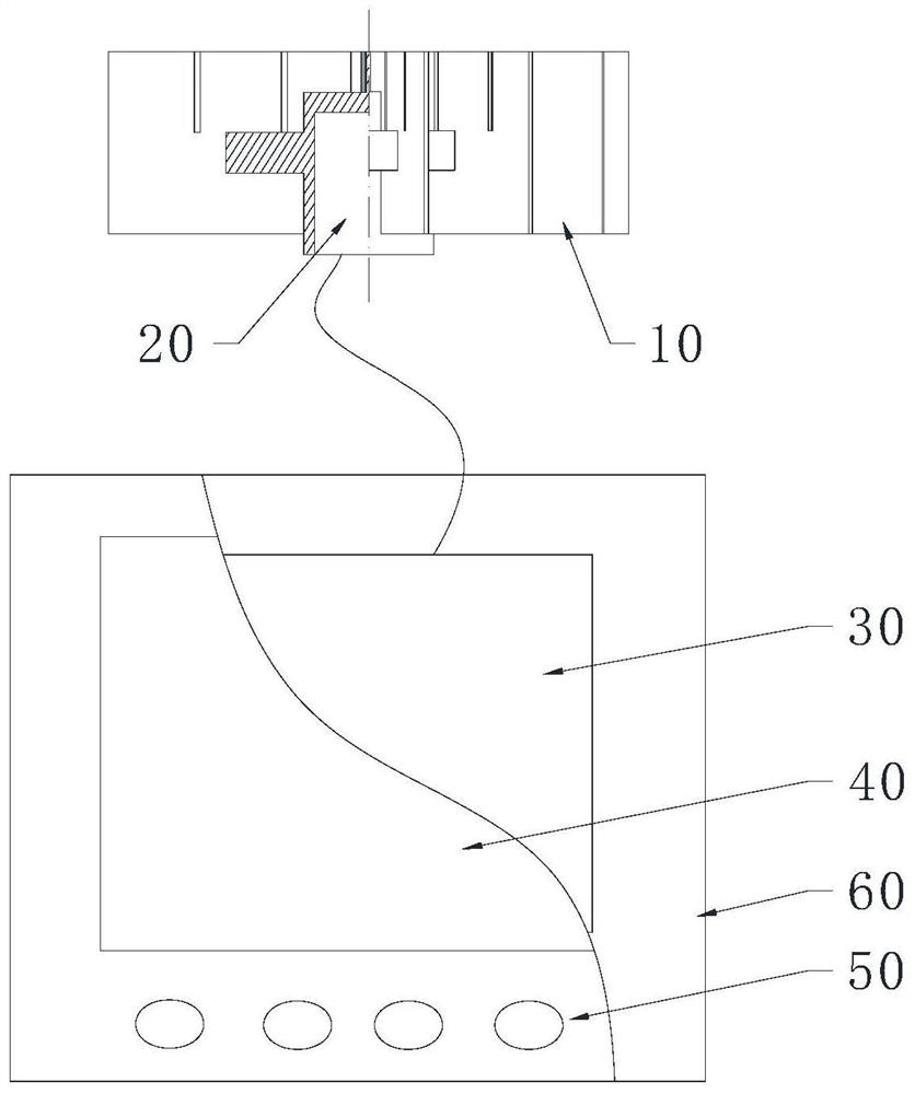 A temperature detection device equipped with a mechanical filter