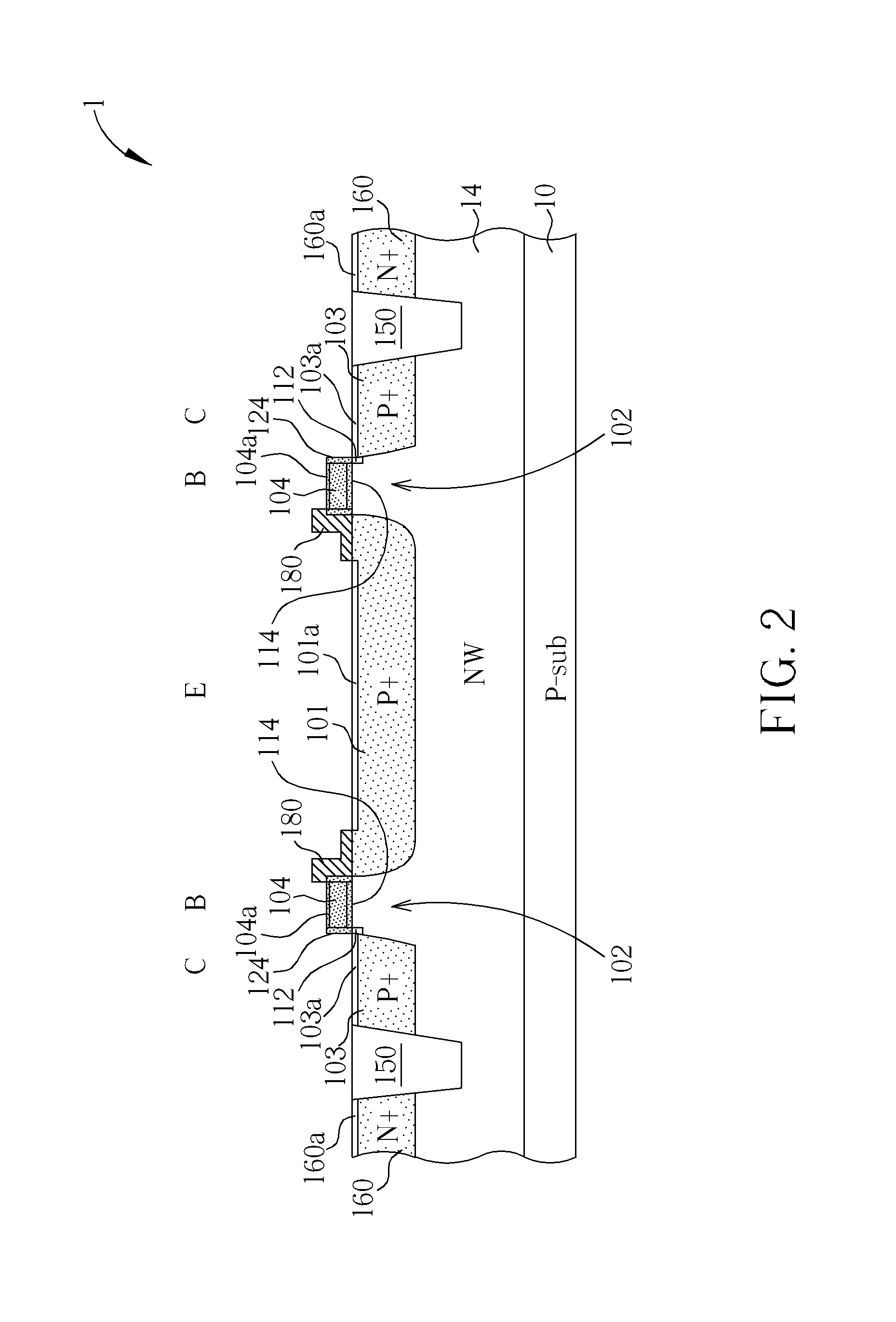 Lateral bipolar junction transistor