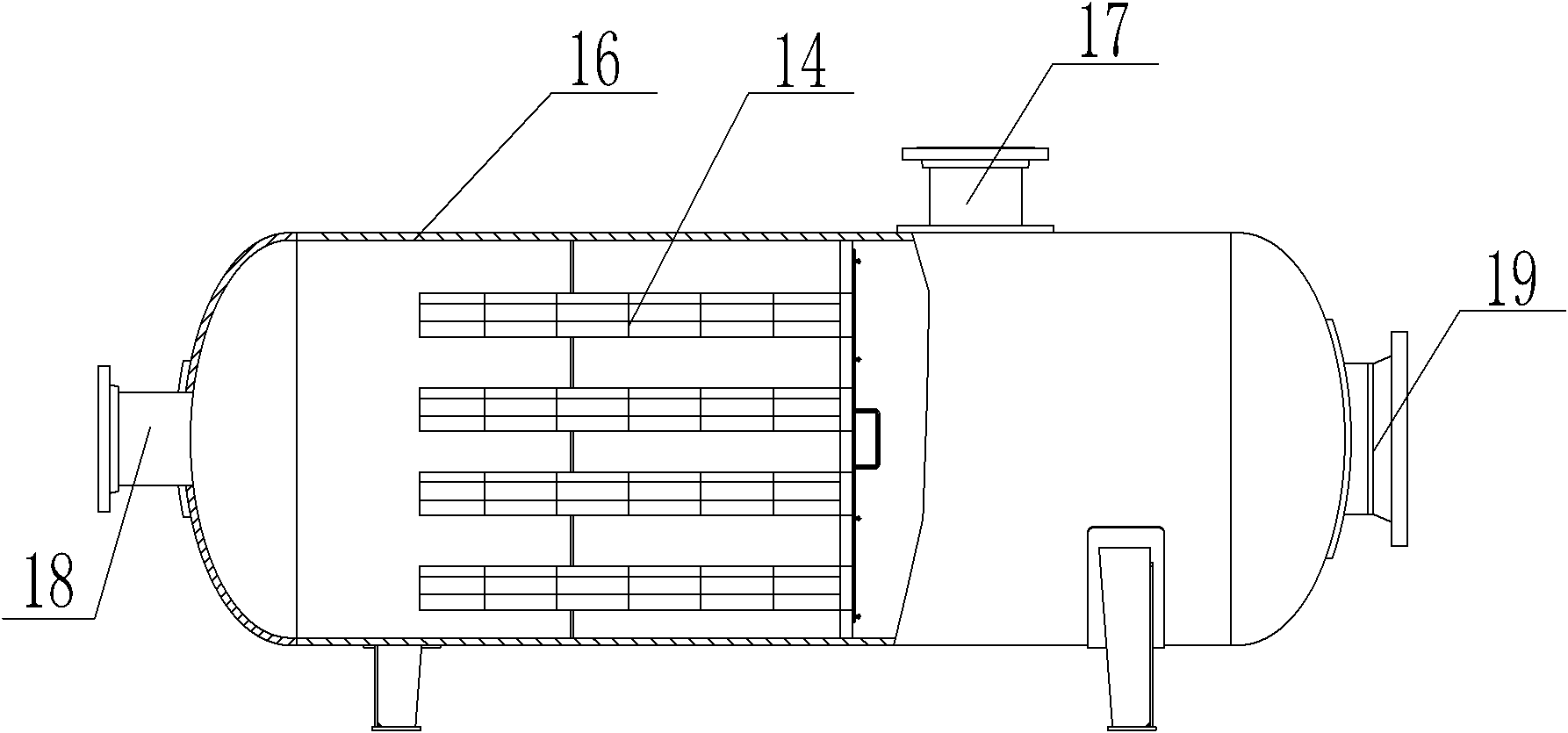 Method and device for precisely processing nuclear power station condensation water