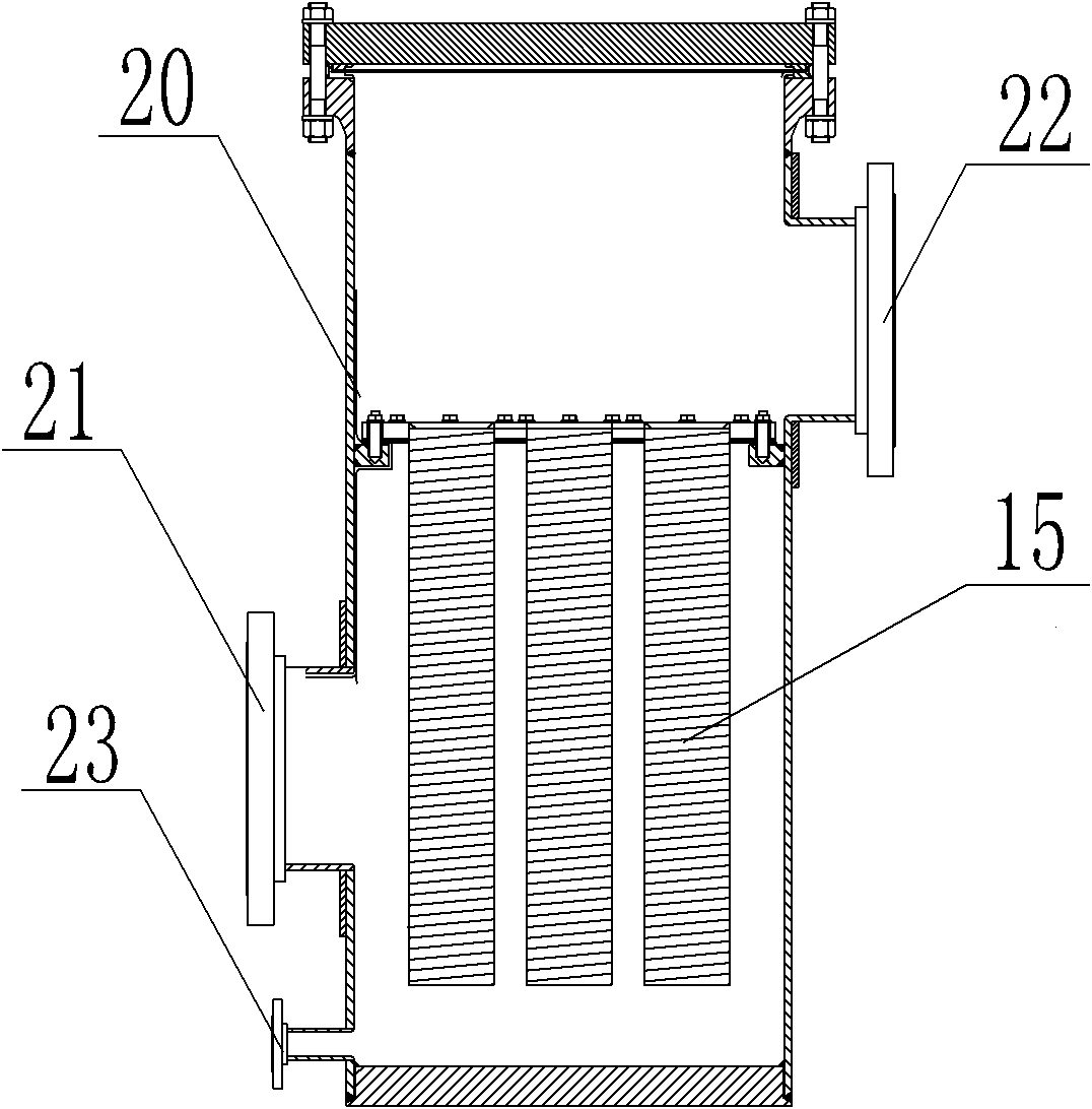 Method and device for precisely processing nuclear power station condensation water