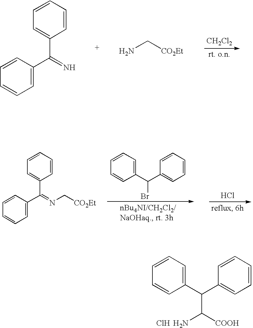 Production method of optically active dephenylalanine compounds