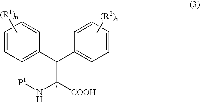 Production method of optically active dephenylalanine compounds