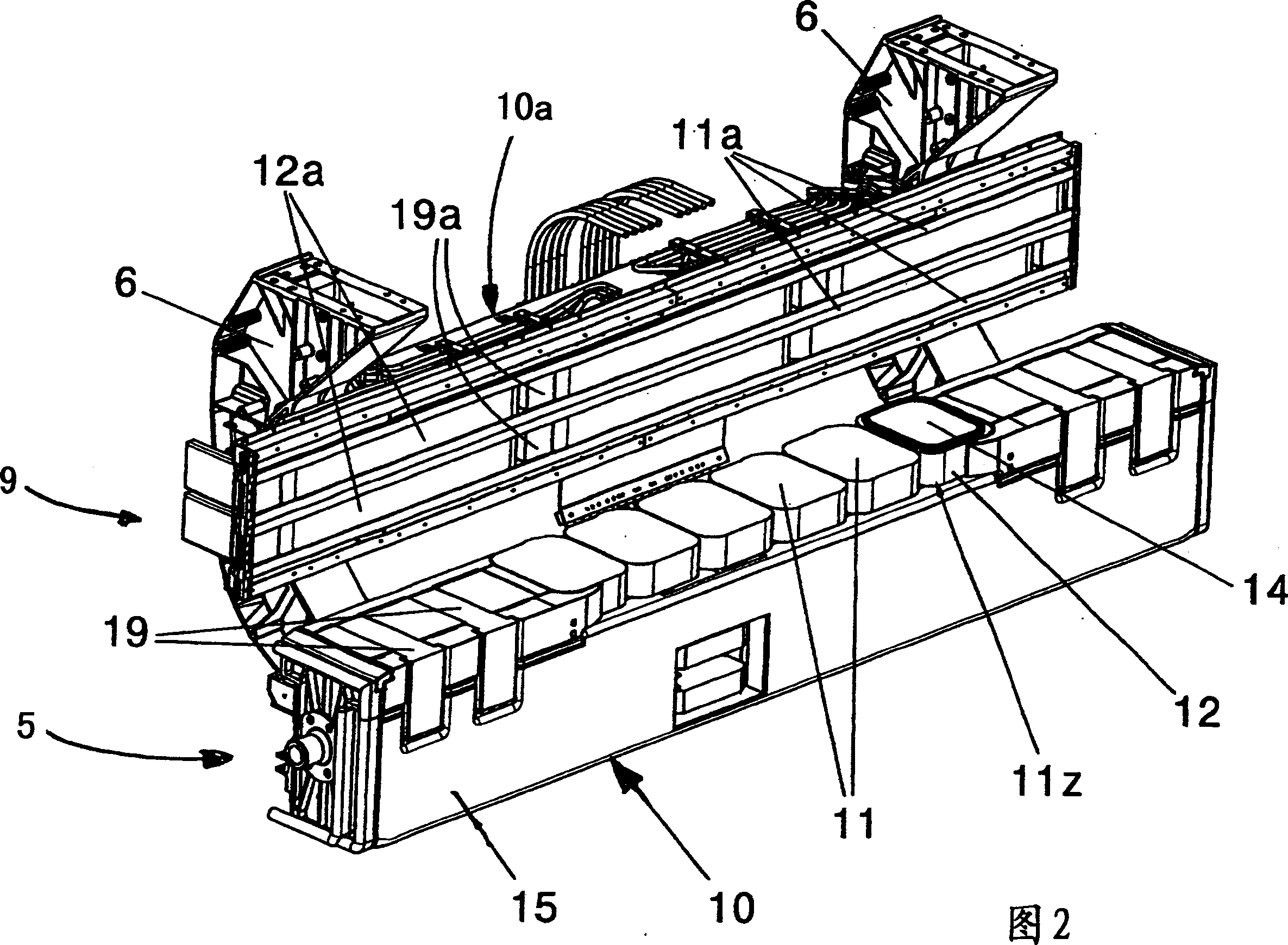 Guiding magnet system and magnetic levitation vehicle equipped therewith
