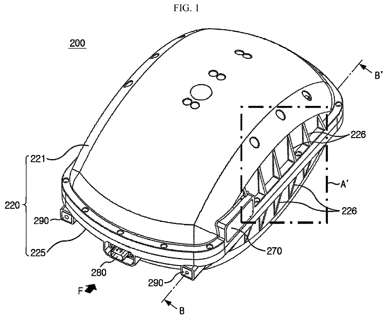 Battery pack including pack housing