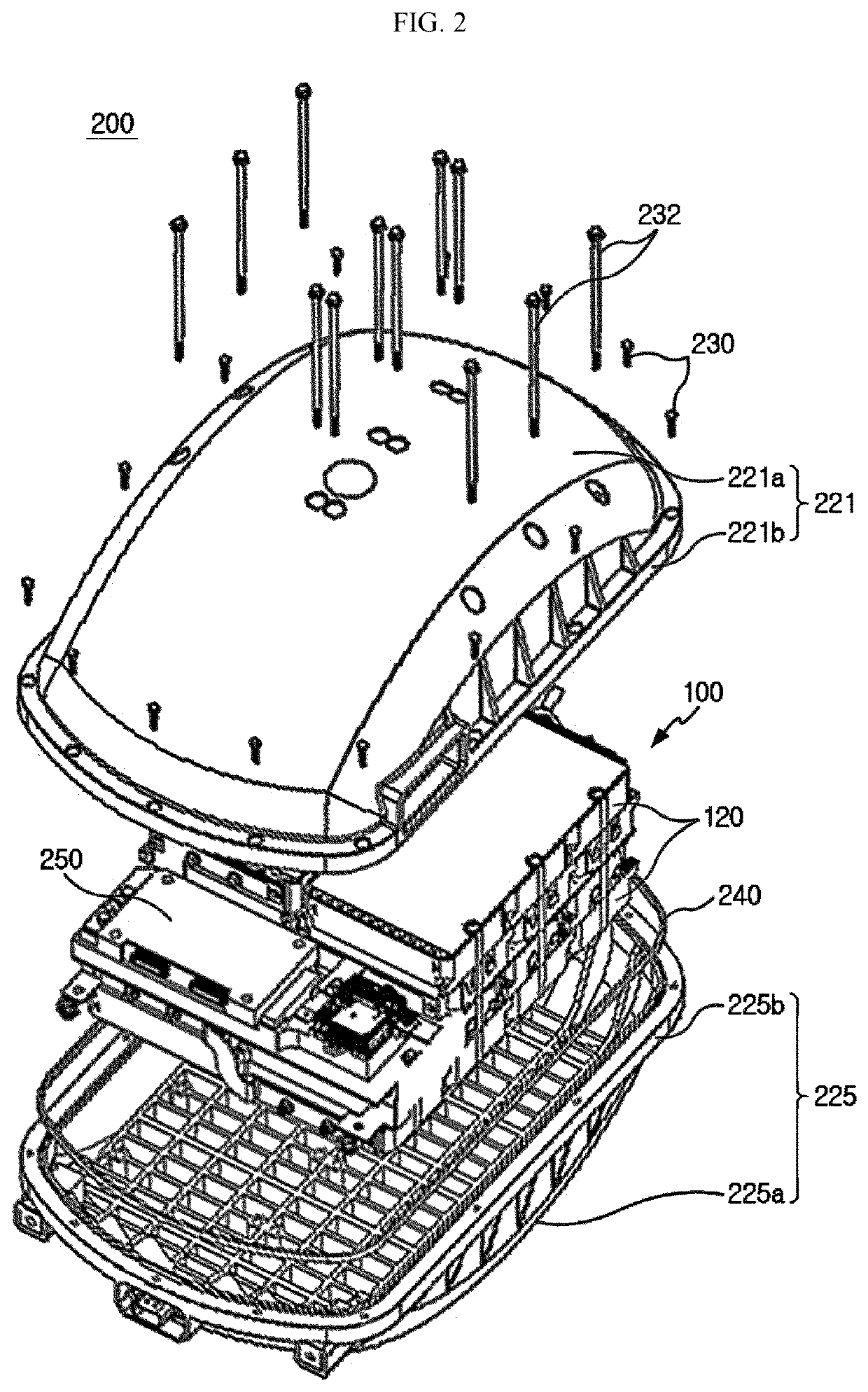 Battery pack including pack housing