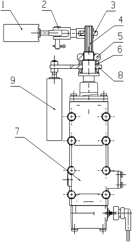 Drive mechanism of automated electrically-controlled mechanical transmission