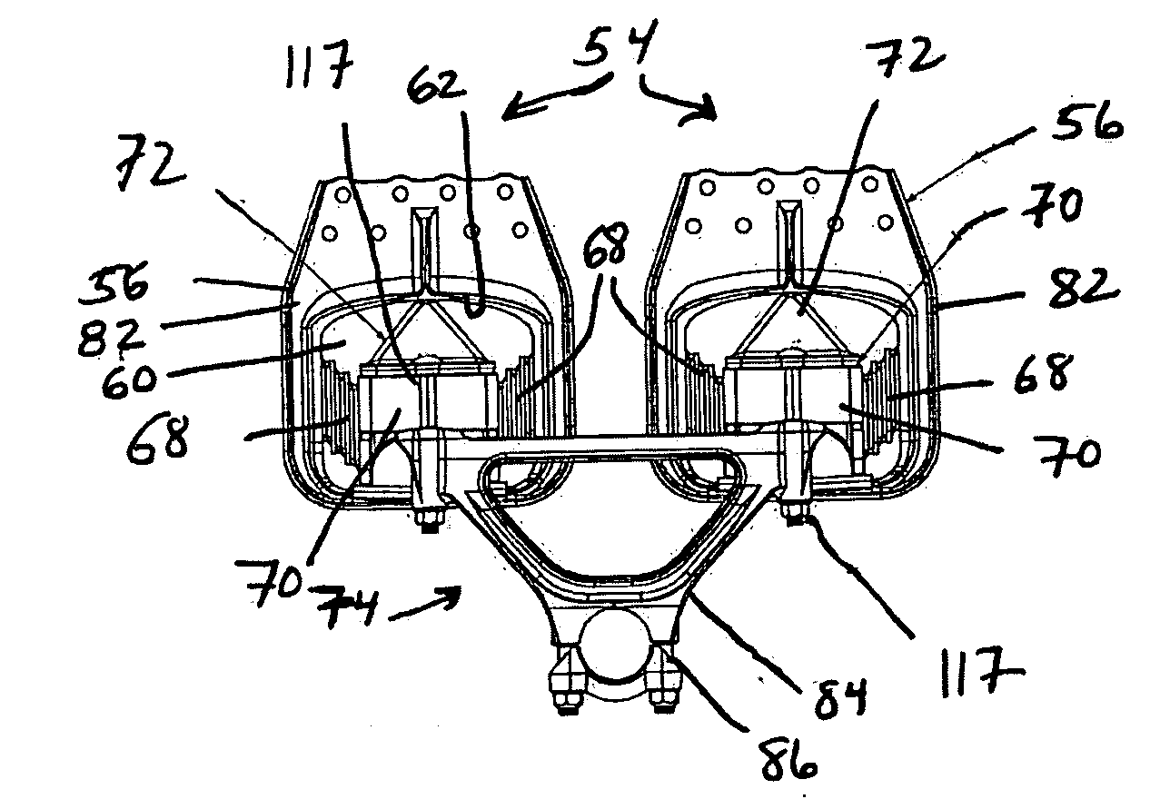 Elastomeric spring vehicle suspension