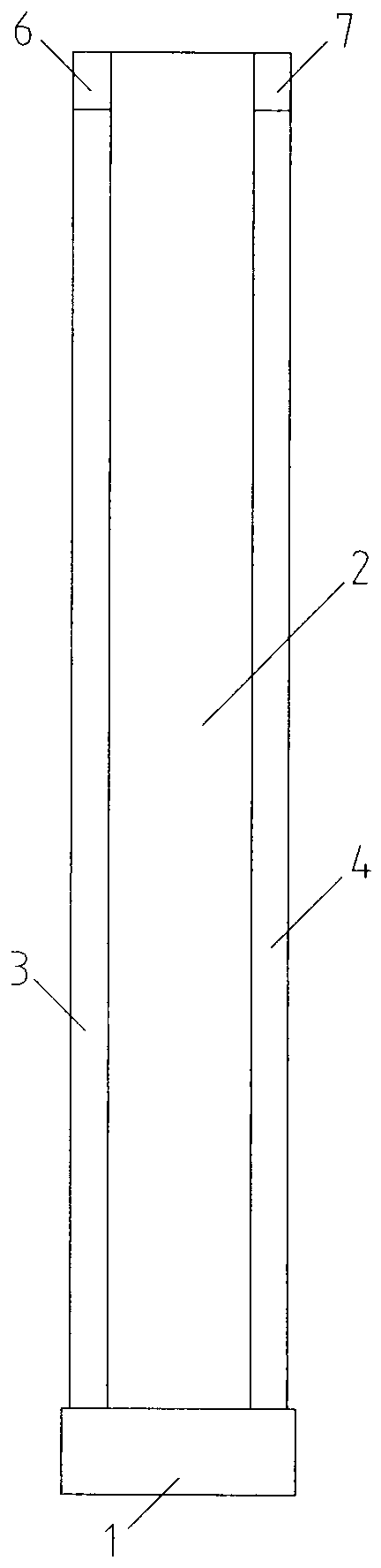 Pile machine special for immersed tube pressure filling pile, using method thereof and application thereof