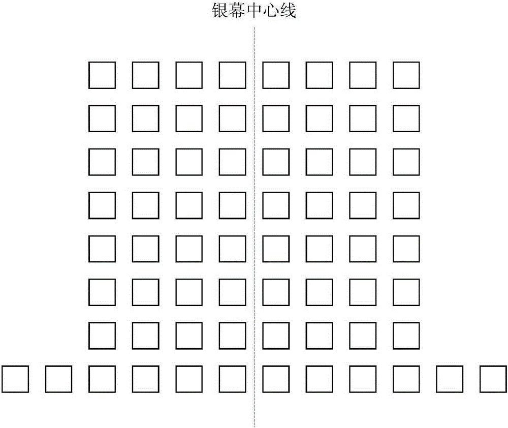 Method and device for on-line selection of seats at cinema
