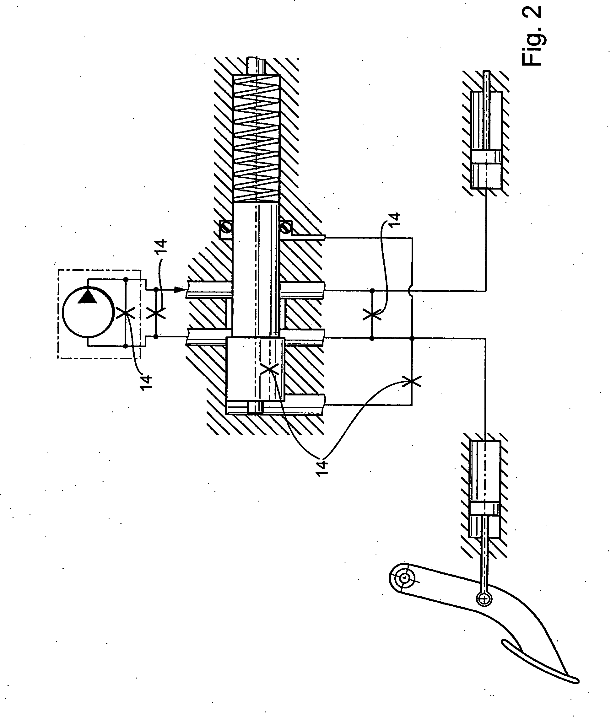 Hydraulic system having an emergency release mechanism for a clutch having servo-assisted pedal actuation